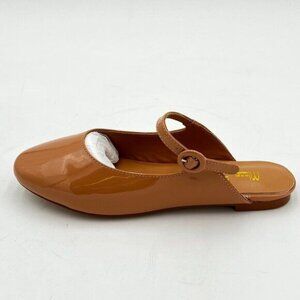 Brown Women Mules Slip On Flats Loafers Pointy Toe Clogs Slide Slipper Shoes